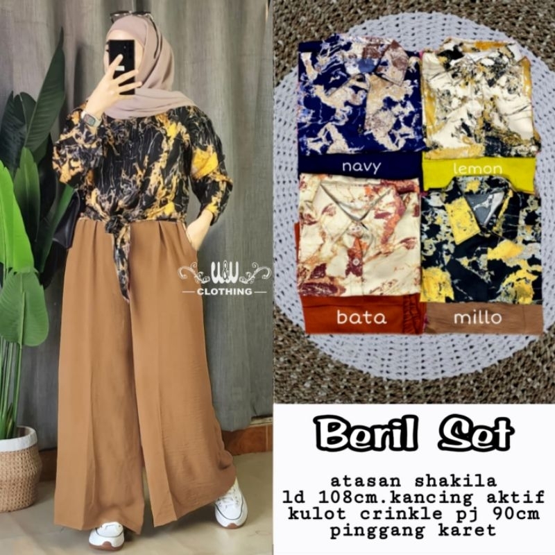 BERIL SET SHAKILA/CRINCLE ORI BY W&W CLOTHING