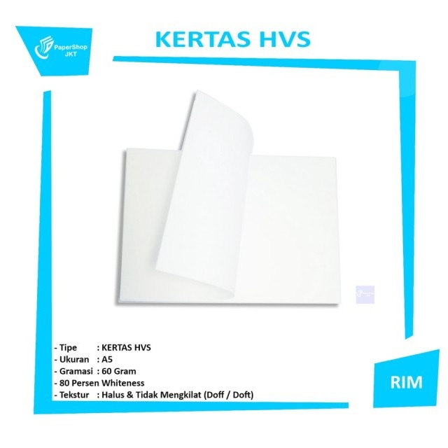 

NONBRAND - A5 Kertas HVS