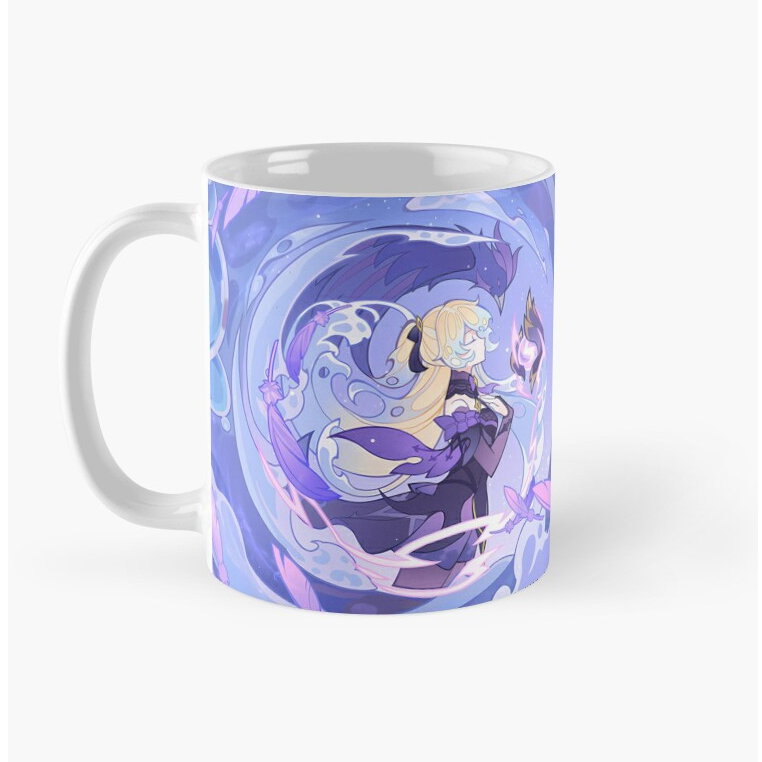 Mug Keramik Genshin Impact Fischl Summertime Odyssey Event Art