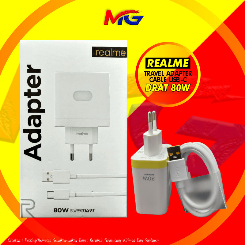 Charger Realme GT Neo 3 Realme GT Neo 3T Original 80W Super Dart Type C