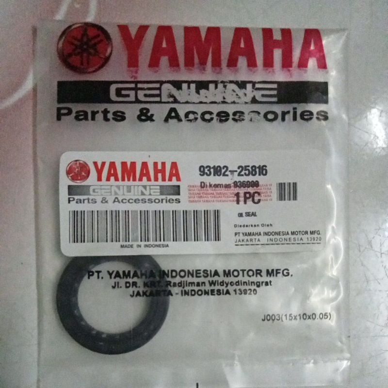 seal kruk as kiri mio j mio m3 fino 125 xride 125 soul gt ah1291e-14 93102-25816