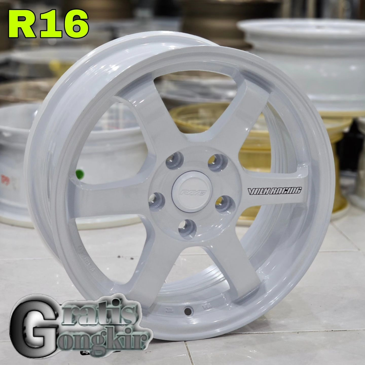 velg mobil ring 16 Te37 Pcd.5x114.3 velg racing murah r16 ertiga.civic.xpander.innova