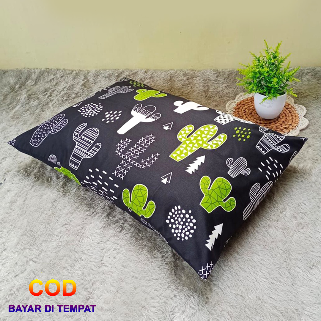 ✅COD Sarung Bantal Tidur Kain Katun 45x65 Aneka Motif Perlengkapan Dekorasi Kamar Rumah