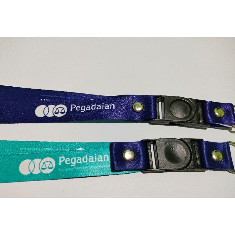 [READY STOK] Tali id card PEGADAIAN BUMN Satuan Lanyard Printing