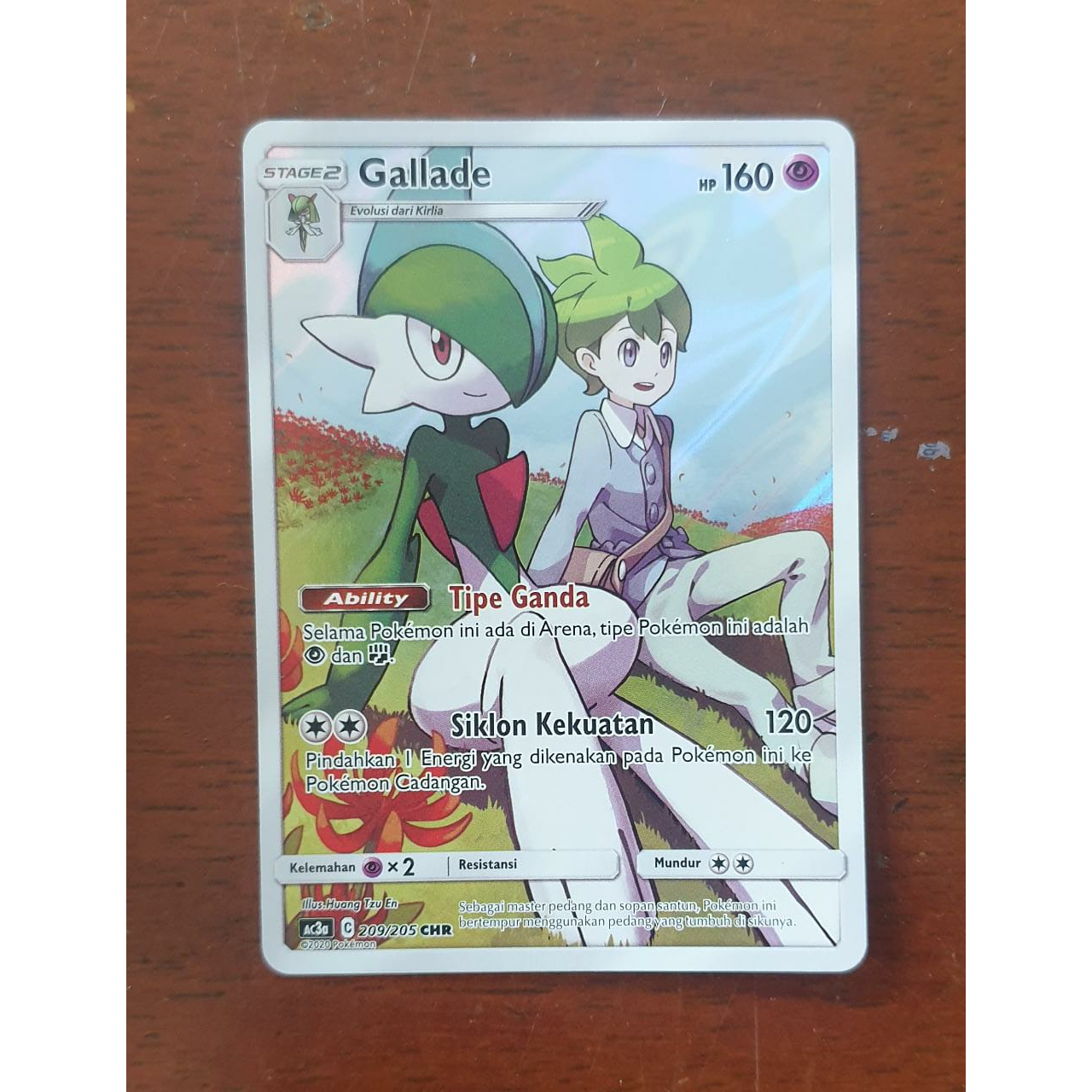 Gallade CHR pokemon TCG 209/205