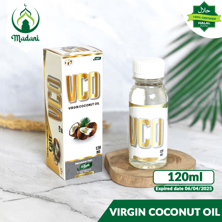 

Virgin Coconut Oil (120ml) | VCO Minyak Kelapa Murni | VCO Syifa Herbal Alami