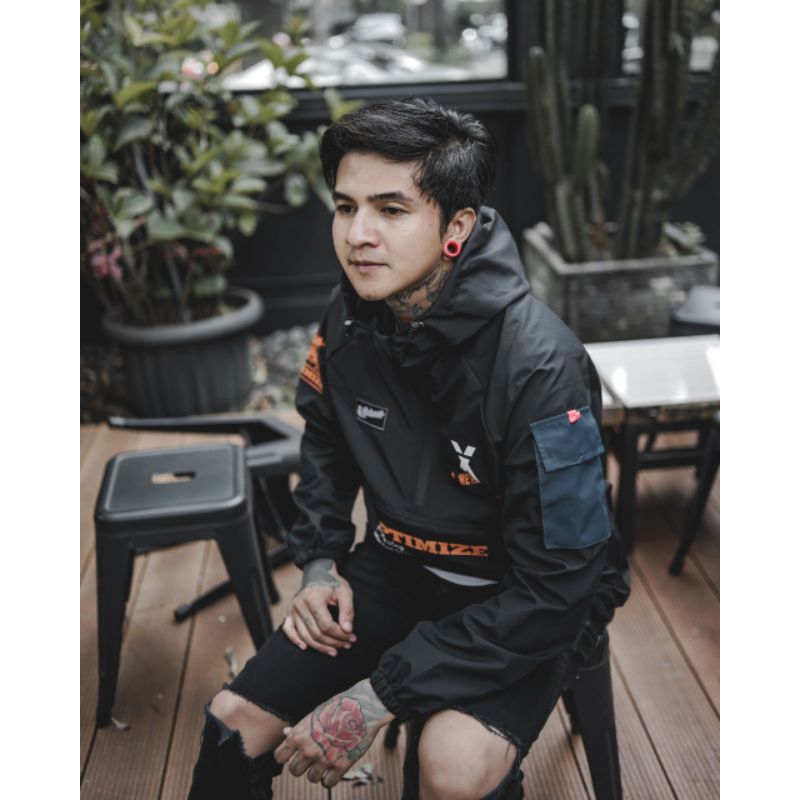 Jaket Parasut Cagoule  Pria Wanita Motif Sablon Jacket Winbreakers Waterproof Outdoor Original Distro Jeket Casual GNS Premium Terlaris