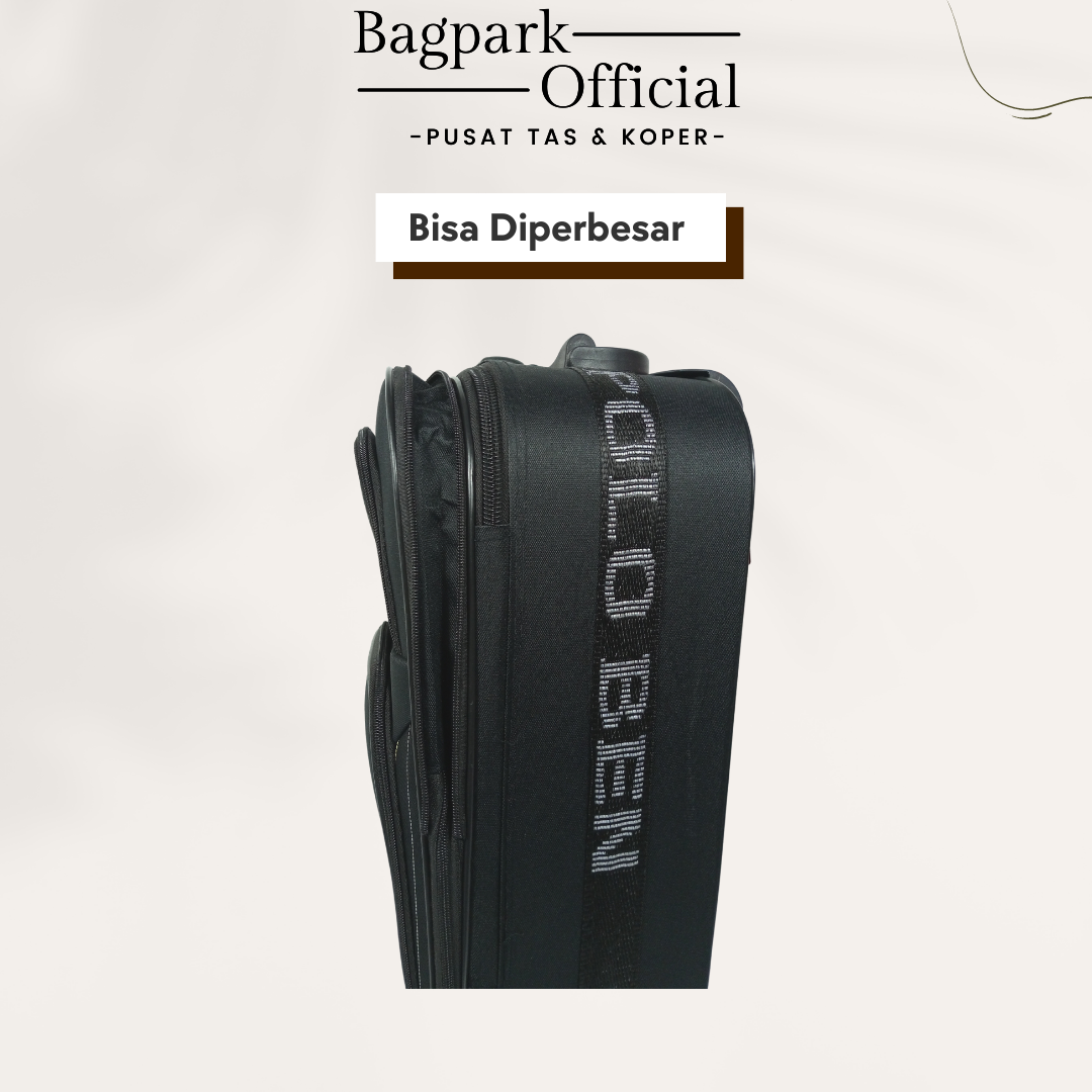 BAGPARK Koper Kain Polo Ben Koper 18 Inch / Koper Kain Polo 22 Inch / Koper Kain Tebal / Koper Cabin /Koper Bagasi / Koper Kain Roda 2 Koper Import Koper Murah