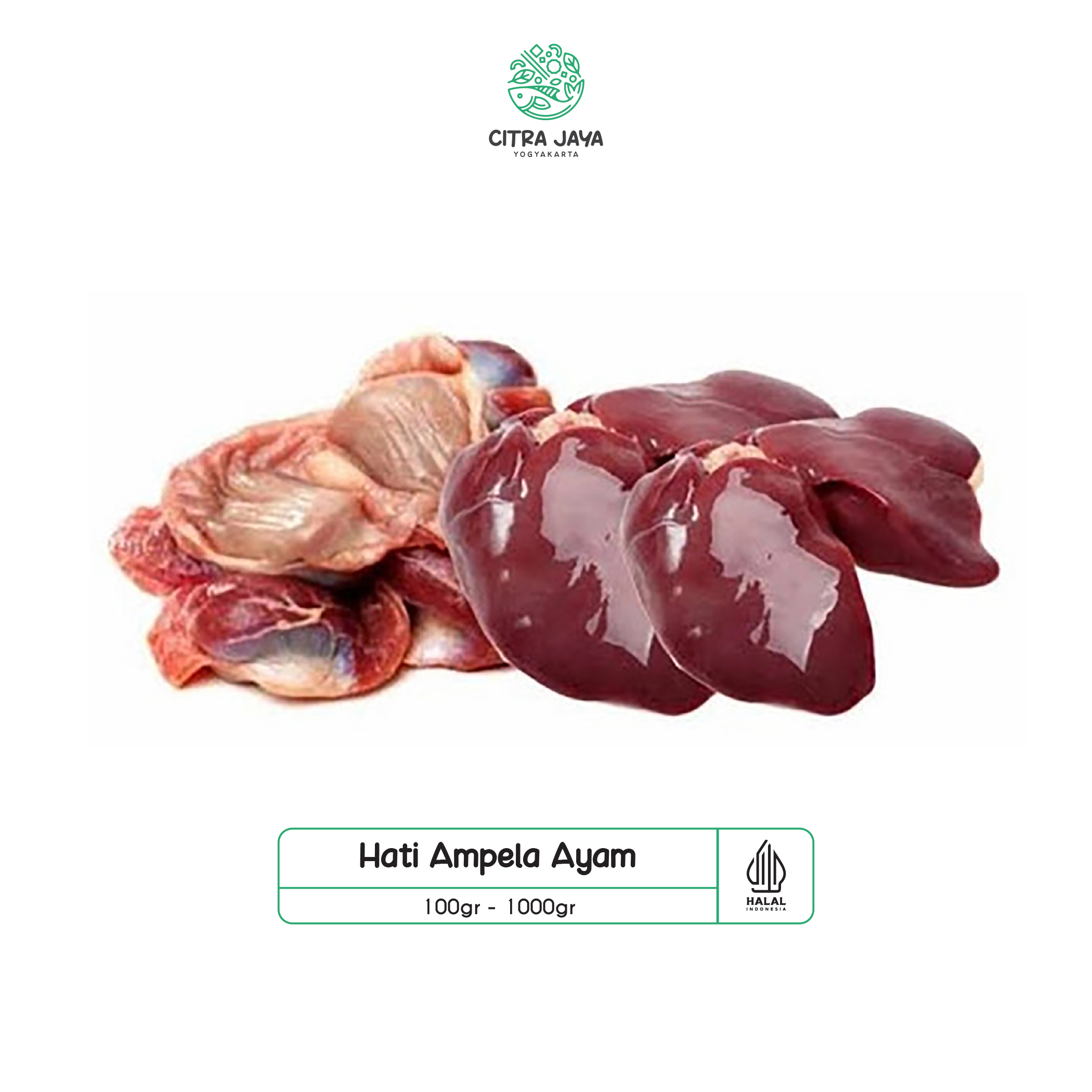 

Hati Ampela Ayam 1000g - Citra Jaya Yogyakarta