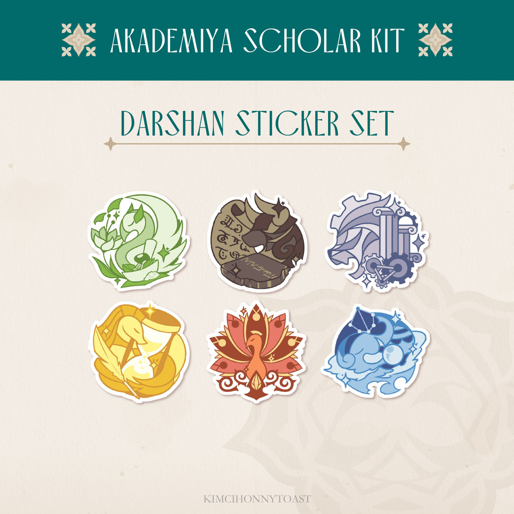 

Akademiya Scholar Kit - Darshan Sticker