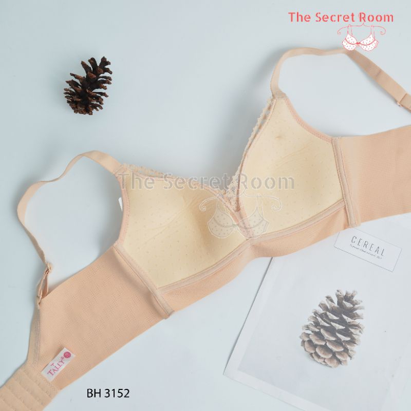 TALLY BRA BH BABY SKIN 3152 I CUP C I TANPA KAWAT I BUSA TIPIS I KAIT 3 I SIZE 36 - 42