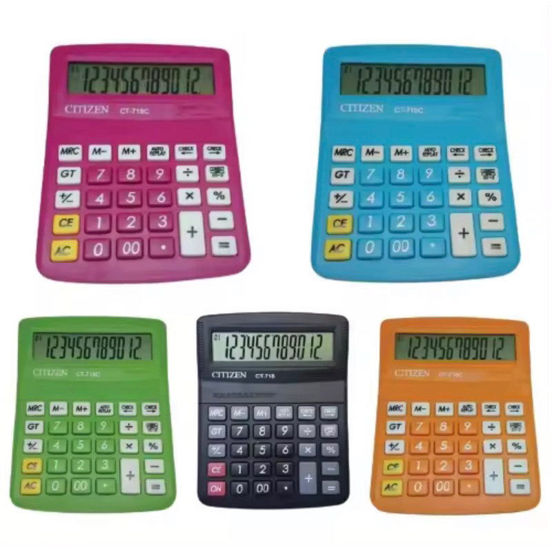 

Kalkulator 718c warna 12 Digit Ct Citizen