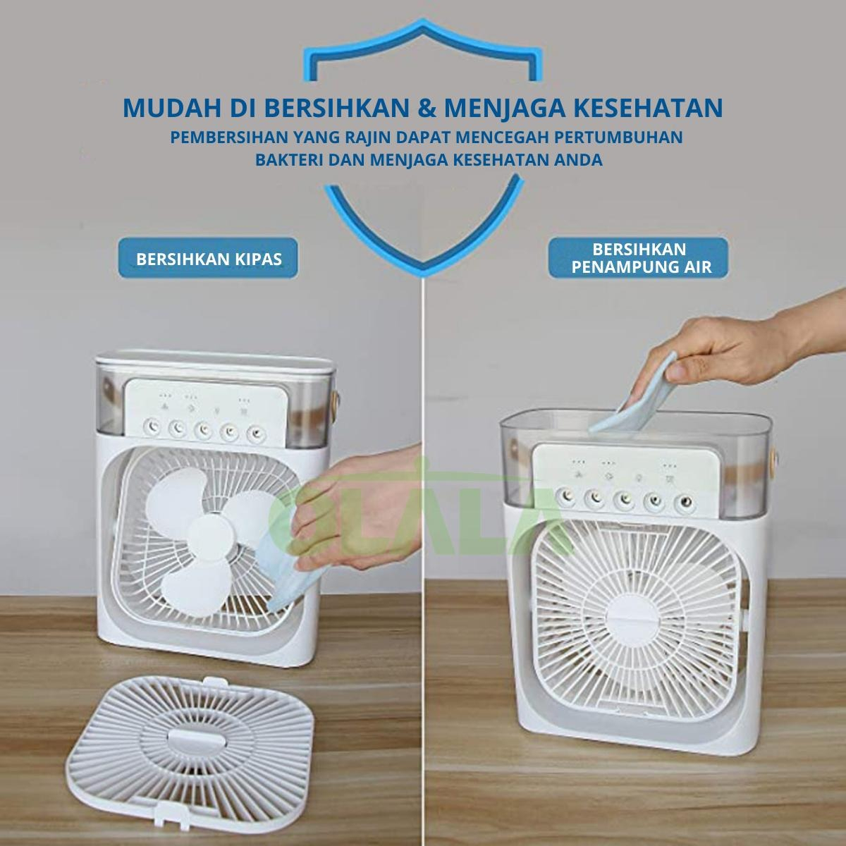 KIPAS PENDINGIN MINI AC PORTABLE AIR COOLER MOBIL DAN RUANGAN OLL-FAN5759