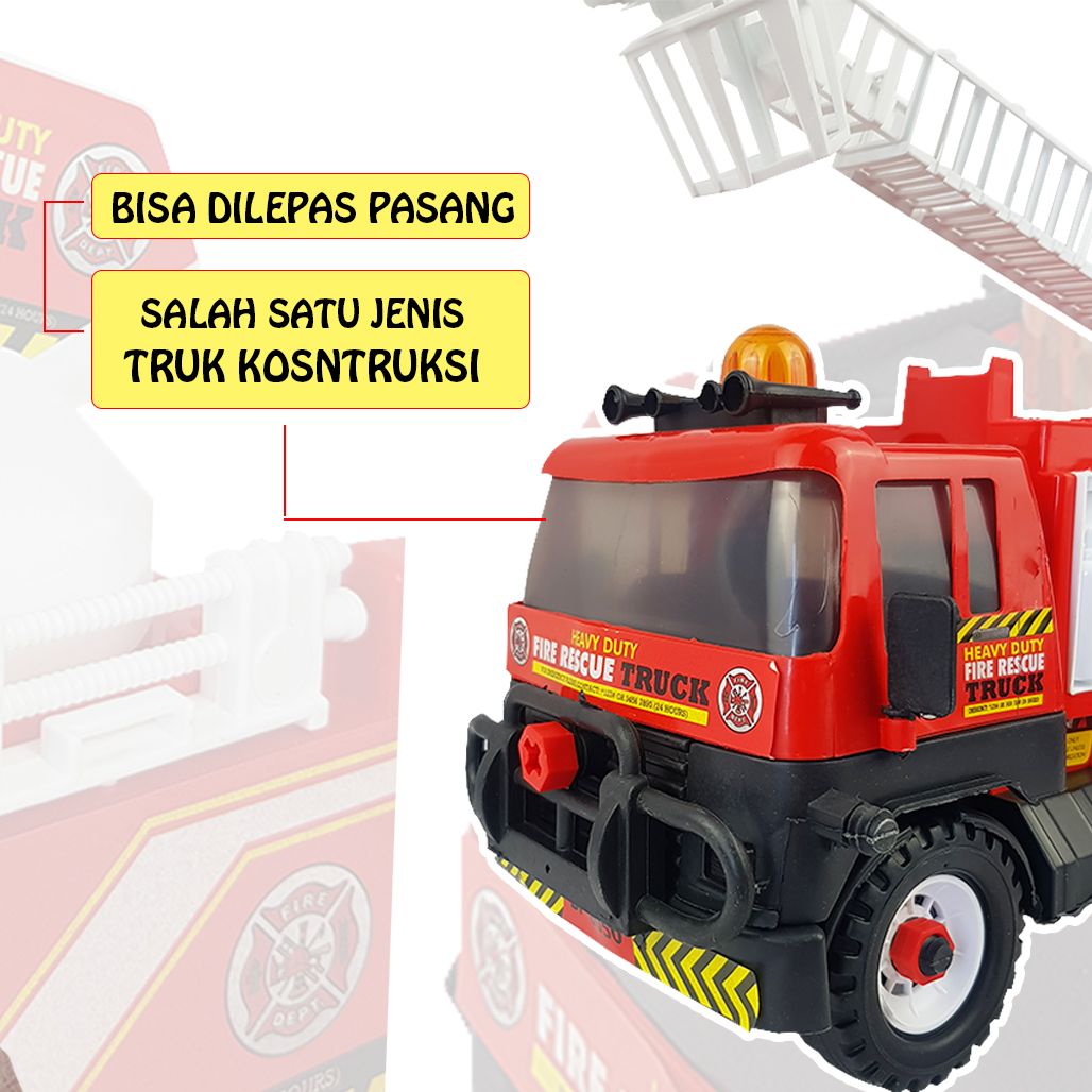 Mainan Anak Truk Pemadam Kebakaran / Fire Truck Toys 8050