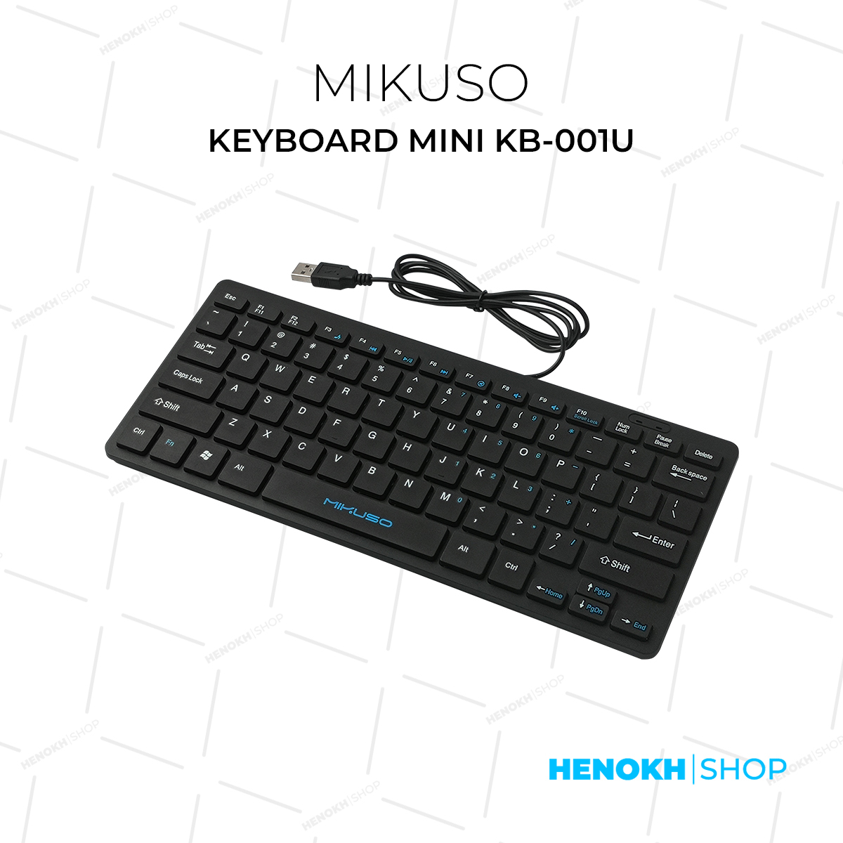 Keyboard Mini USB MIKUSO KB-001U / Keyboard External Mini / Keyboard Laptop External