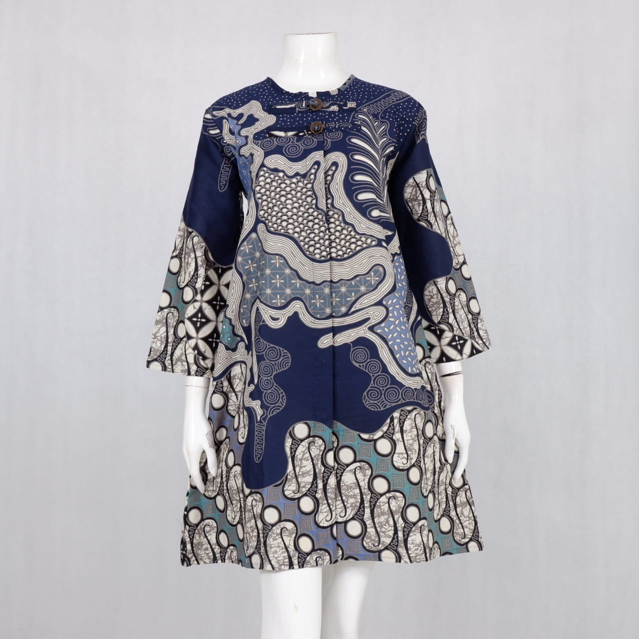 Tunik  Ageman Koin | Dress Batik Wanita Motif Best Seller