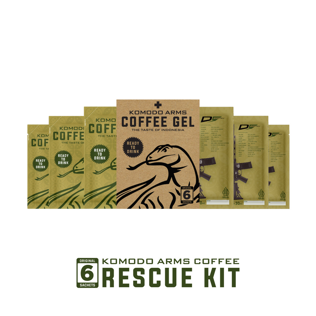 

Coffee Gel Ready to Drink - Rescue Kit 6 Sachet
