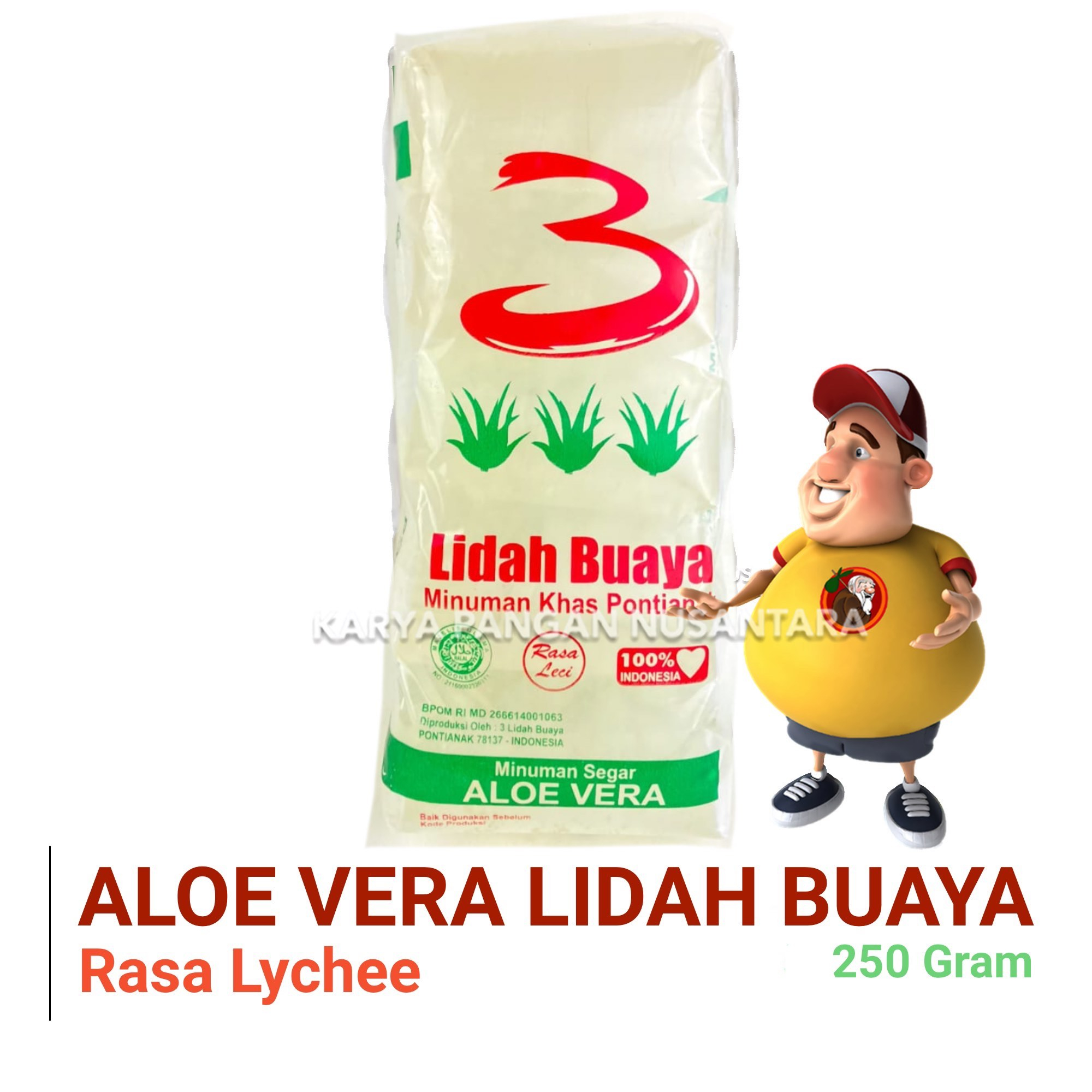 

ALOE VERA MINUMAN LIDAH BUAYA RASA LYCHEE ASAL PONTIANAK ASLI ORIGINAL