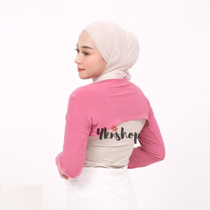 Manset Sambung Bolero CROP KIMBERLY bahan Jersey