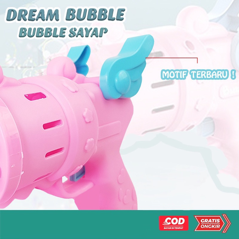 bubble gun/mainan gelembung