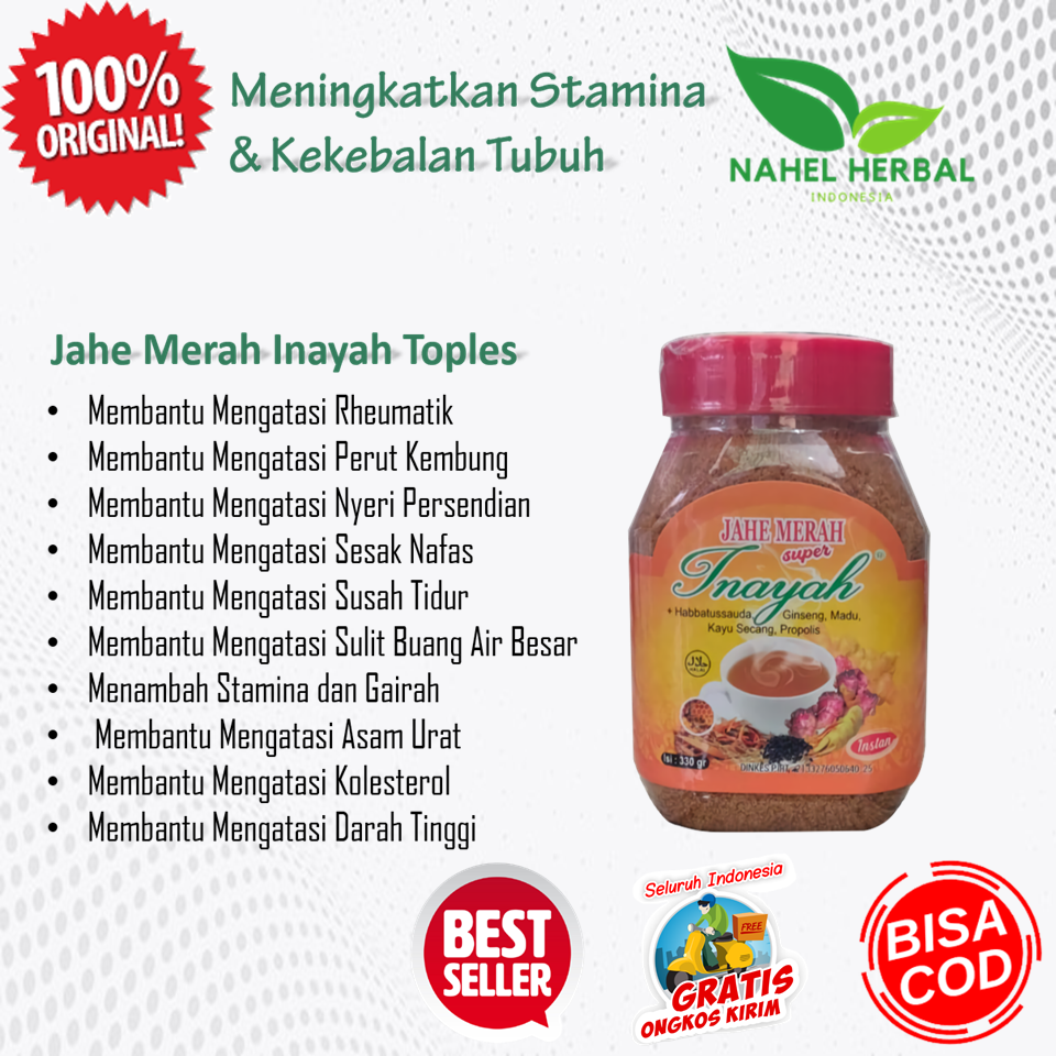 

Ramuan Untuk Merapatkan Miss V Keputihan Jahe Bubuk Instan Inayah Toples 330G Ori - Lengkap Paket Promil Suami Istri Program Supaya Cepat Hamil 100% Original - Obat Detox Rahim Ampuh Penyubur Kandungan Agar Wanita - Cinta