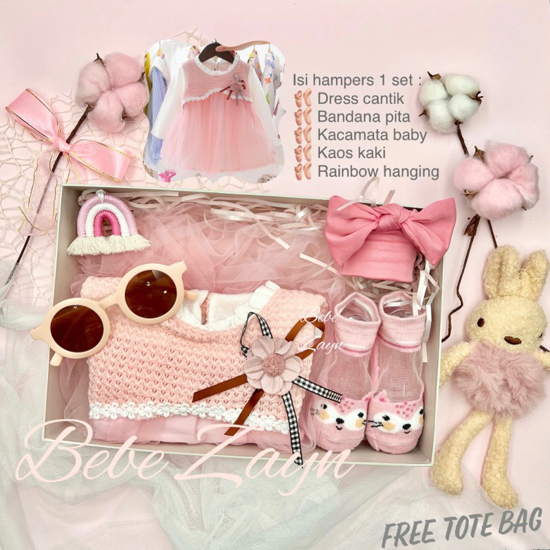 { Bebe Zayn Hampers } NEW!!!! Cozy Girl Series 0-12 bulan | Newborn Baby Gift Set | Hampers Baby | Kado Lahiran Bayi