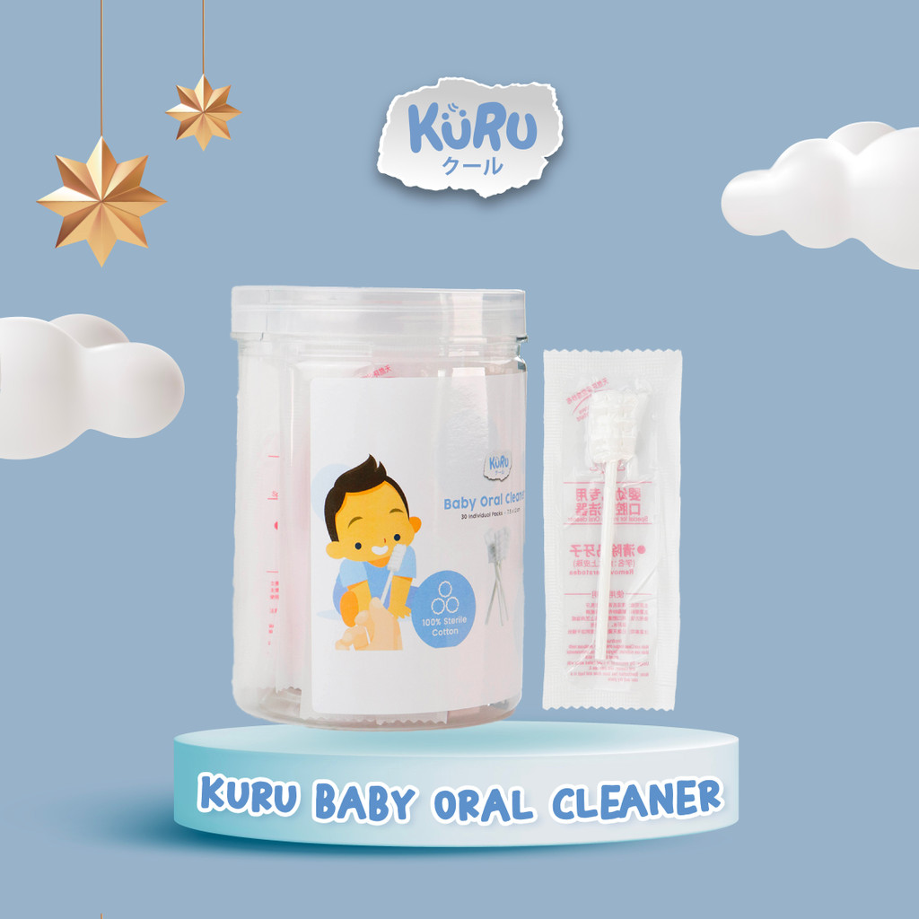 Kuru Baby Oral Cleaner | Pembersih Lidah Gigi Gusi Mulut Bayi mbs