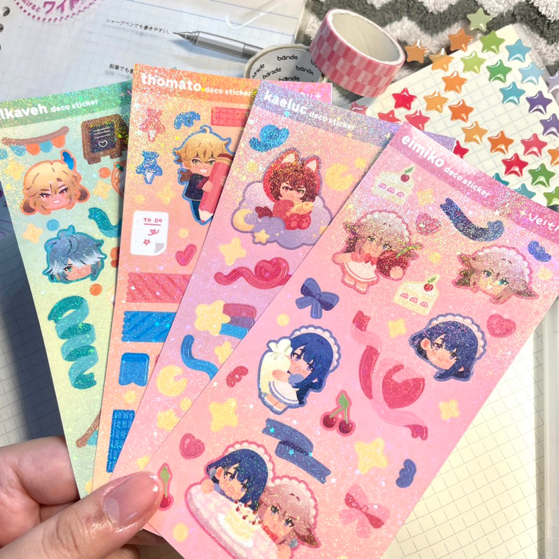 

Genshin Impact Deco Sticker and Notepad by Veitru