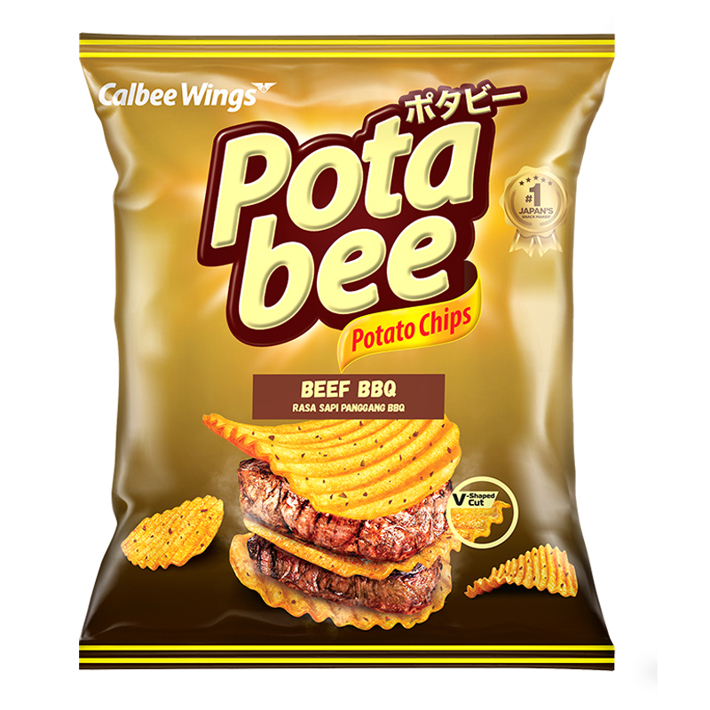 

POTABEE Potato Chips Barbeque Beef 68 g