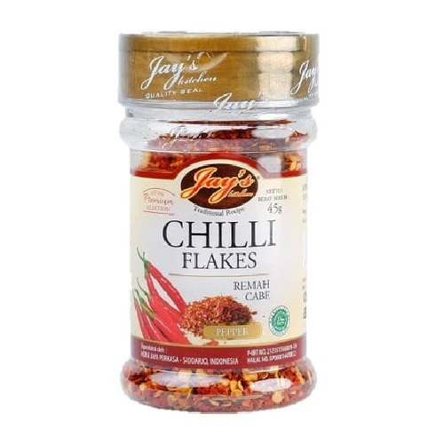 

cabai cabe serpih chili flakes jays 45