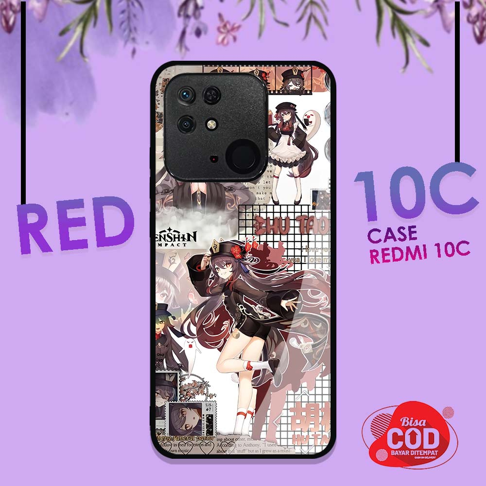 Case Glossy Kilau [MC67] Xiaomi Redmi 10C | Casing Hp 10c Pic HD  | Motif Genshin Impact | Maro_Fash