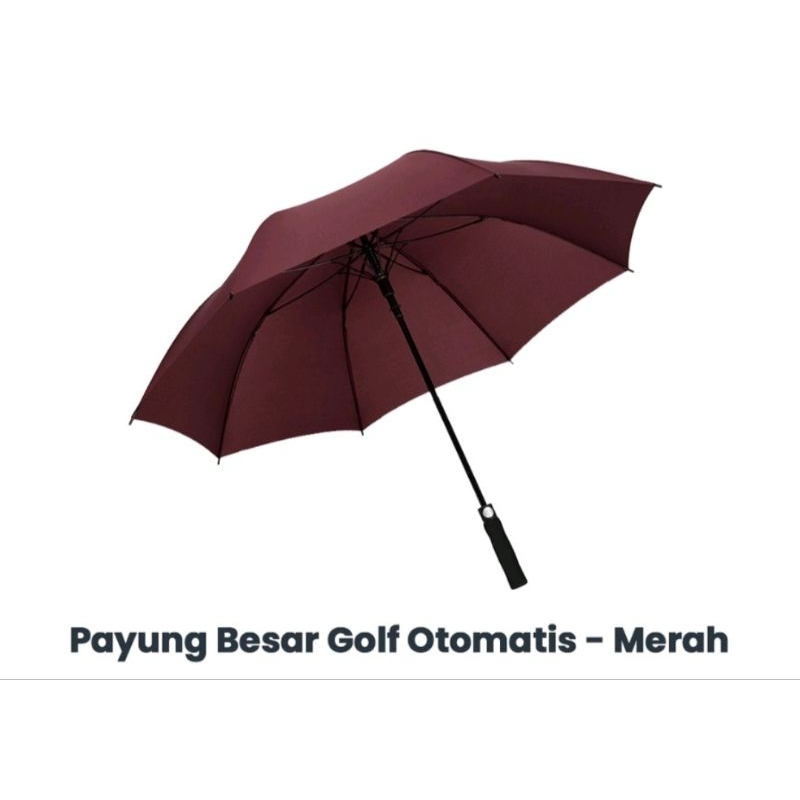 Payung Golf Otomatis Rangka Fiber 30 INCHI exklusif