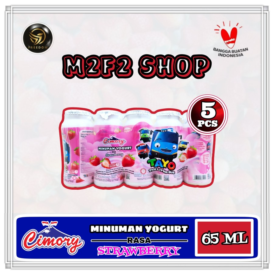 

Yogurt Cimory Drink Mini Stroberi | Strawberry - 65 ml (Kemasan 5 Pcs)