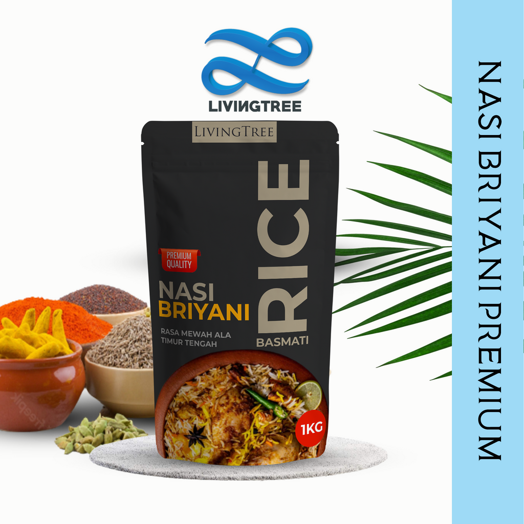 

Nasi Biryani Nasi Rempah Instan 1kg | Bumbu Nasi Khas Arab