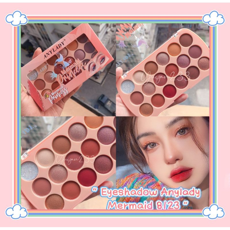 PROMO!! EYESHADOW PALETTE ANYLADY PRINCESS MERMAID/STAY BEAUTIFULL 8122 / 8123