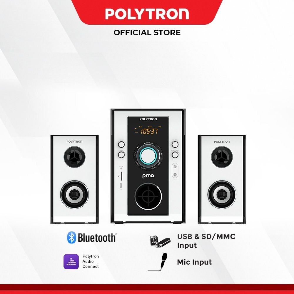 Speaker Polytron Multimedia Bluetooth PMA 9523 W