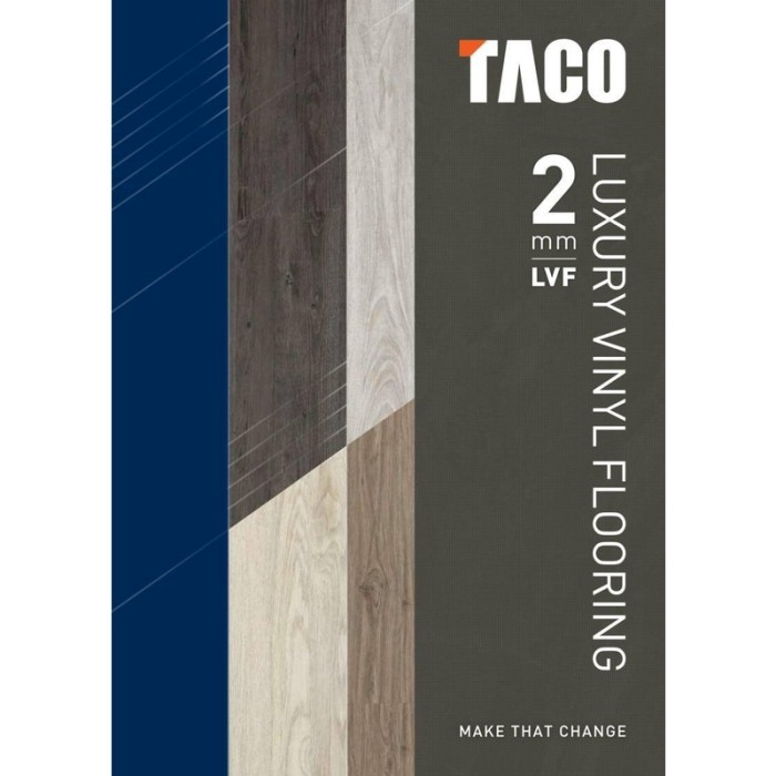 TACO Luxury Vinyl Flooring 2mm - SPC - Taco Lantai 2mm
