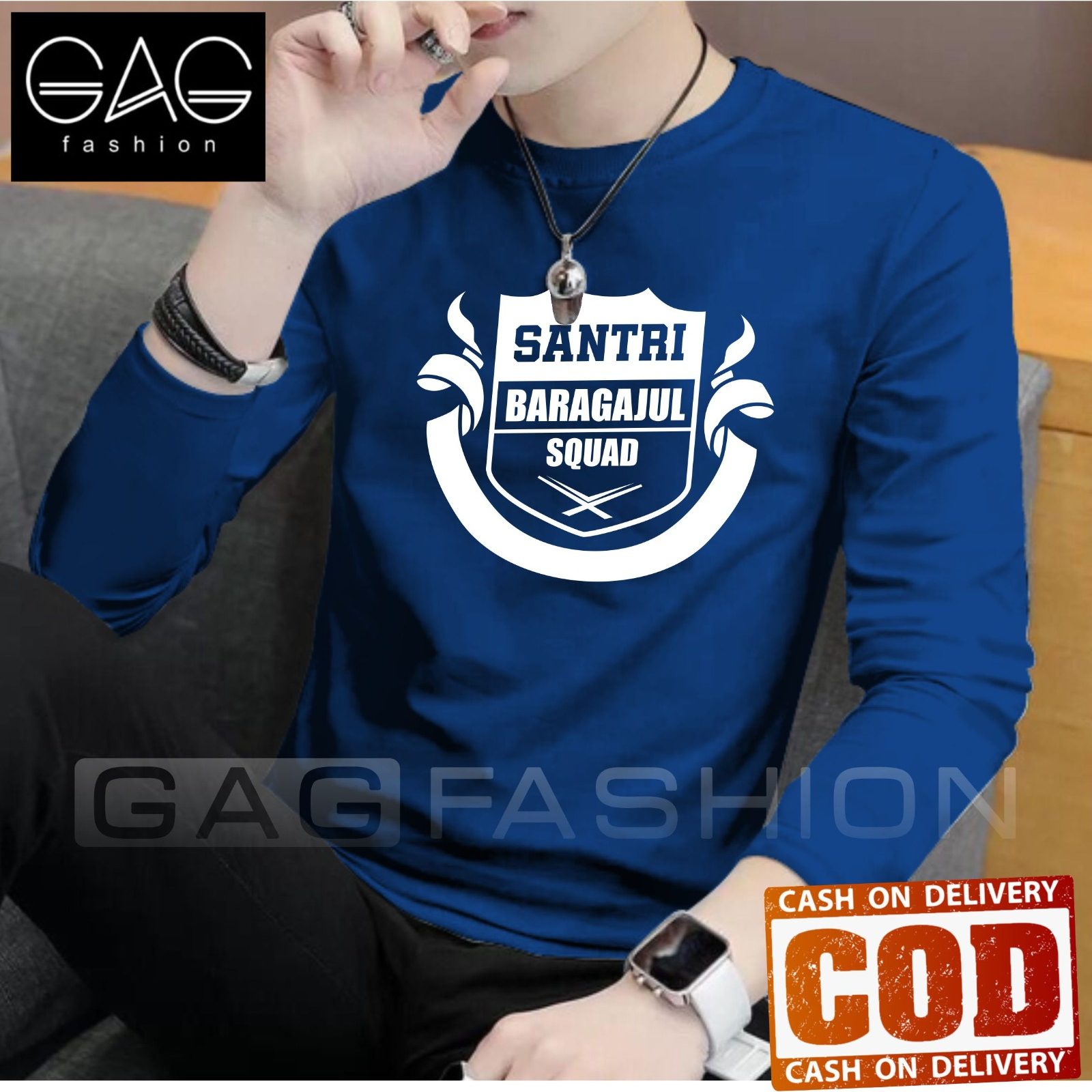 Kaos SANTRI BARAGAJUL SQUAD  -Kaos Santri Salafy/KD038 Kaos Pria/Wanita