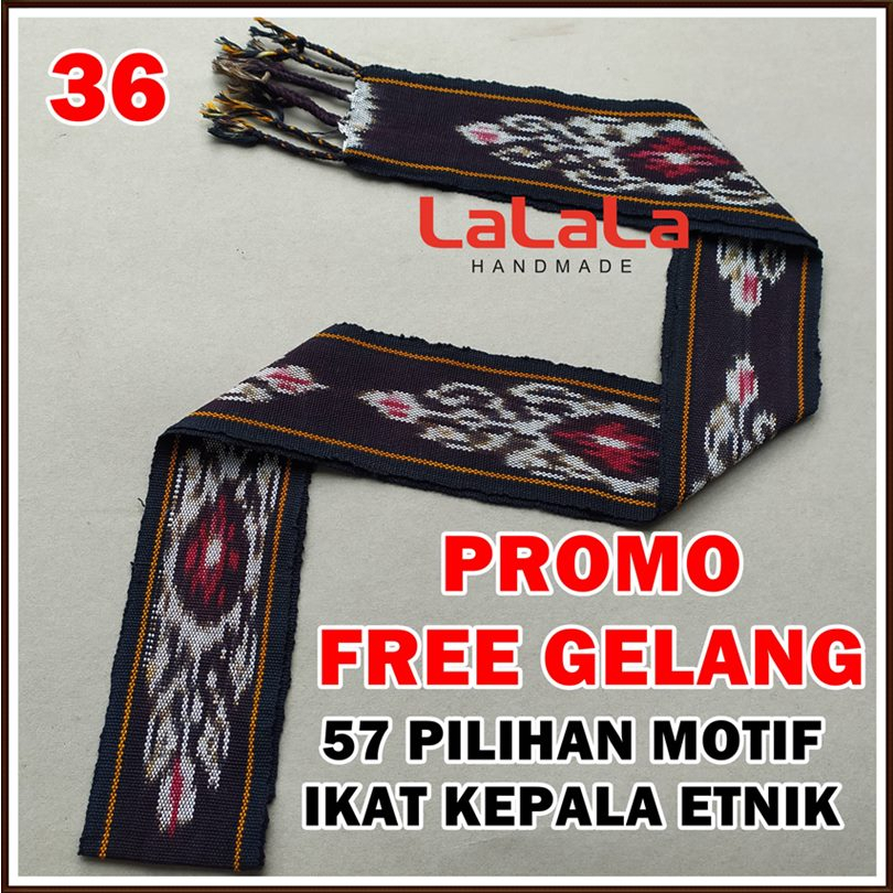 𝗕𝗜𝗚 𝗦𝗔𝗟𝗘 TERLENGKAP!!! Ikat Kepala Tenun Etnik Motif Toraja Kalimantan Dayak