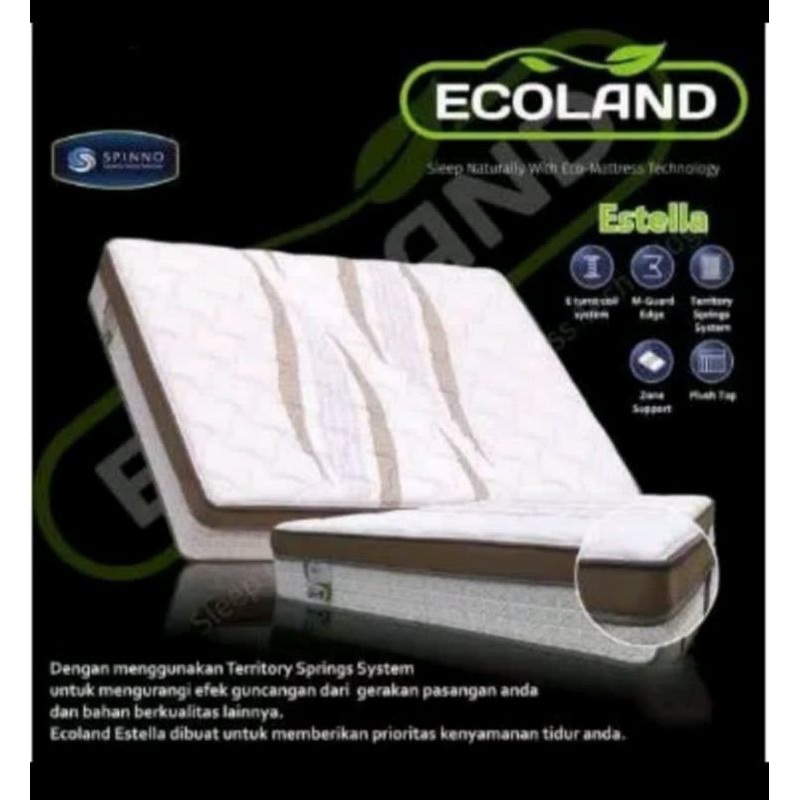 matras spinno ecoland estella promo murah springbed (INVOICE)