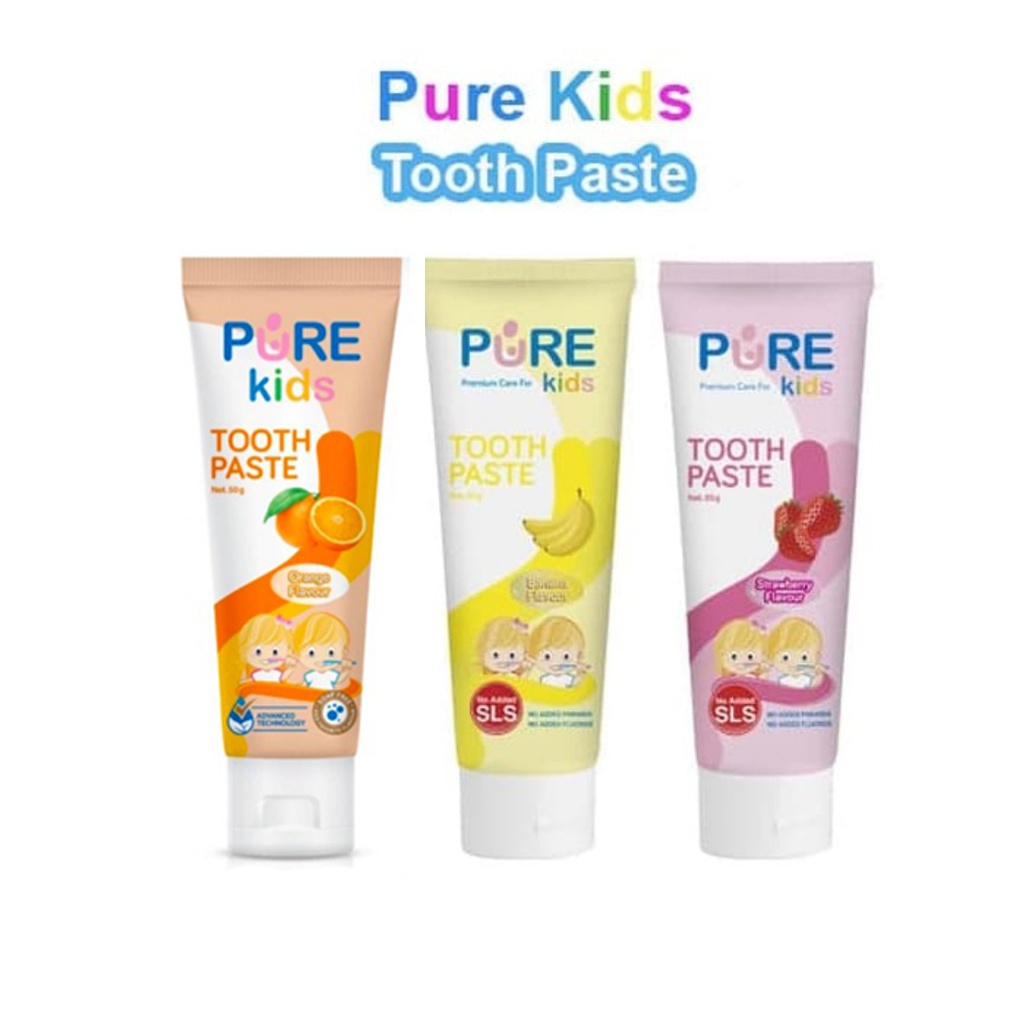 Pure Baby Kids Toothpaste/ Pasta Gigi Anak&amp;Bayi