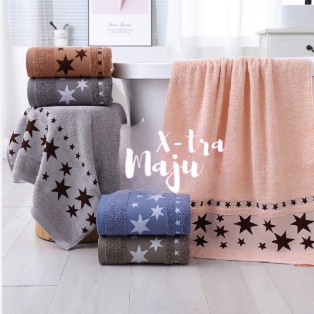 Handuk Mandi Dewasa Handuk Motif Premium 70x140 Handuk Termurah Terlaris