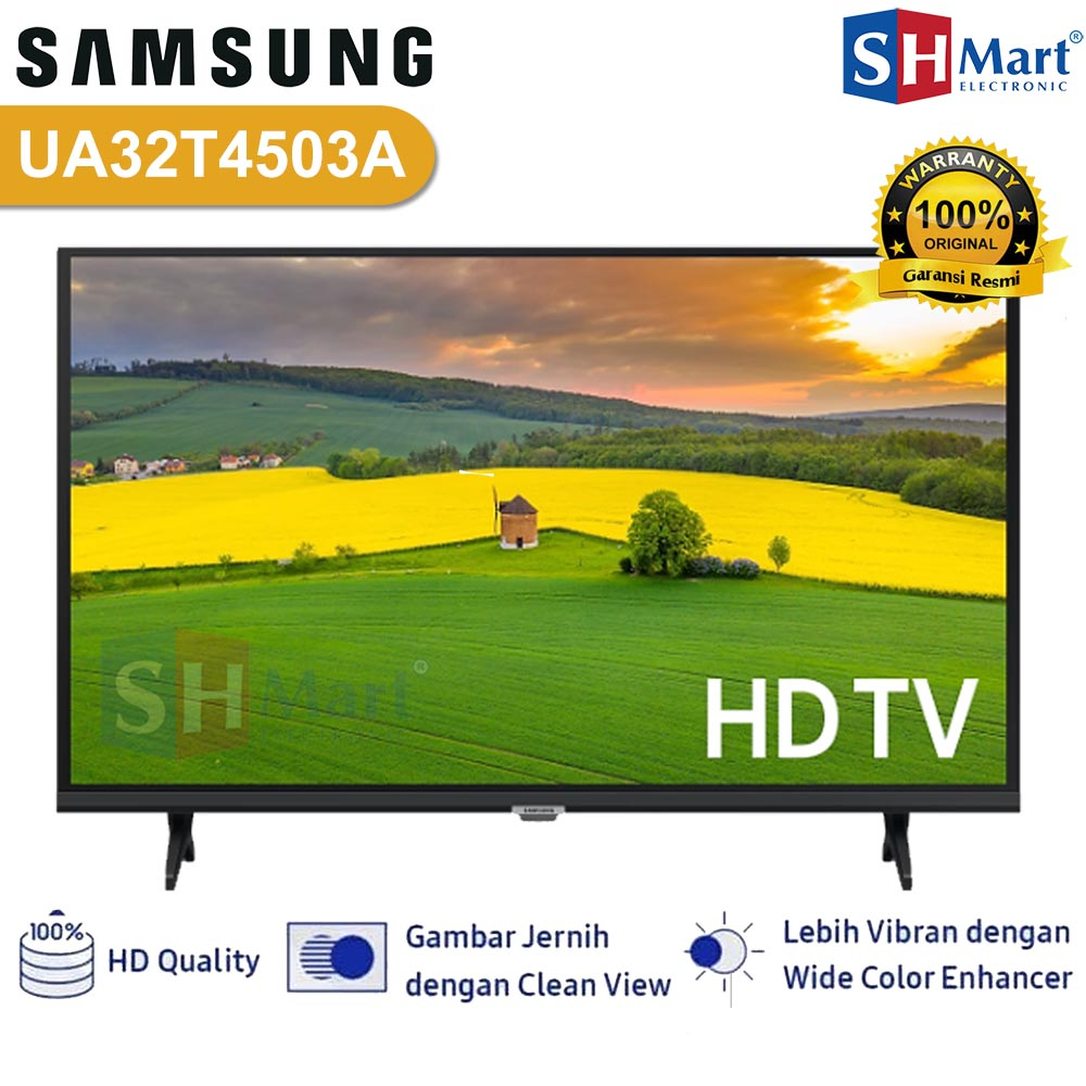 SMART TV SAMSUNG 32 INCH 32T4503 / UA32T4503AK NEW 2023 GARANSI RESMI (MEDAN)