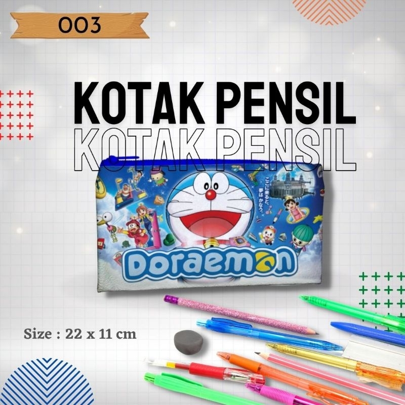 

Tempat Pencil, Pena untuk TK,SD,SMP,SMA,dan Mahasiswa Gambar Doraemon 003 Serbaguna Murah Dan Kualitas Terjamin.