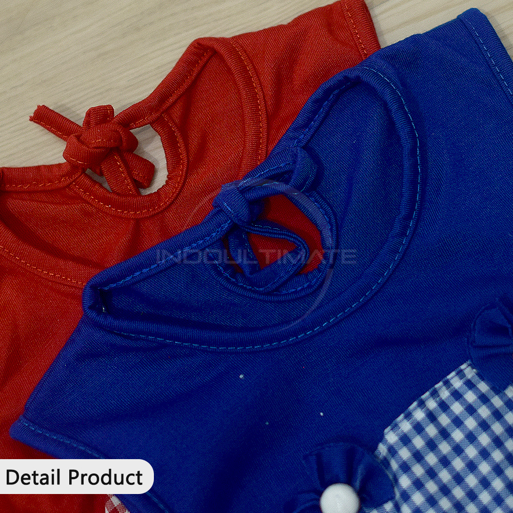 Planet Kidz Dress bayi + FREE Bando Bayi Pakaian Bayi Balita Perempuan TRS-124