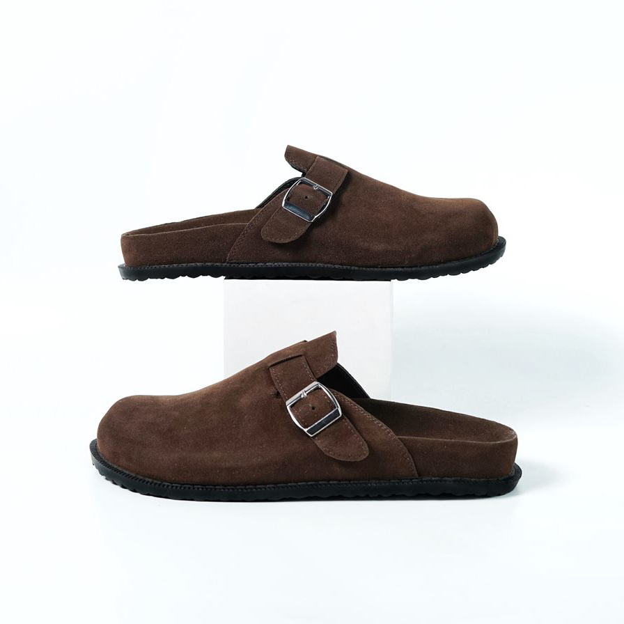 WYCLIFF BROWN |ManNeedMe x Jack| Sandal Slop Pria Premium Sendal Casual Outdoor Cowok ORI