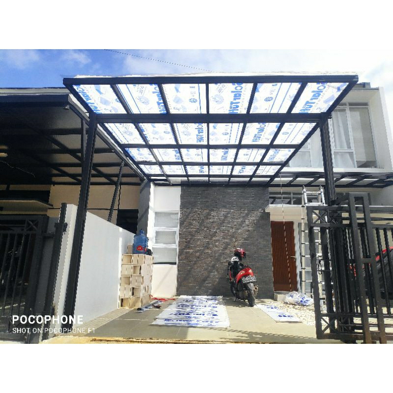 Pasang Kanopi Solarflat Bandung - Atap Bening Seperti Kaca Berkualitas