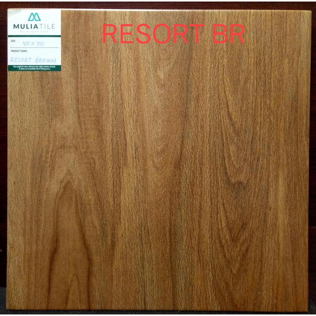 resort brown mulia tile keramik 40x40 matt