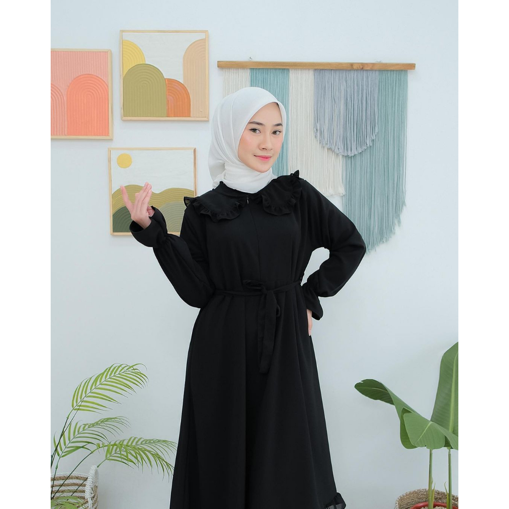 LIMITED - SYARAH DRESS GAMIS ELEGAN WANITA CERUTY BABYDOLL PREMIUM