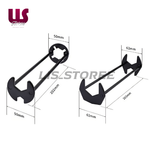 Kunci Pas Pipa Kran Wastafel Ledeng Kran Kamar Mandi BELTER Basin Wrench Kunci Hexagon Kamar Mandi